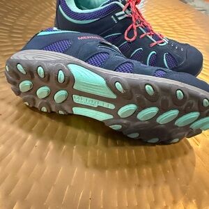 Merrell Navy and Teal Hiking Shoes